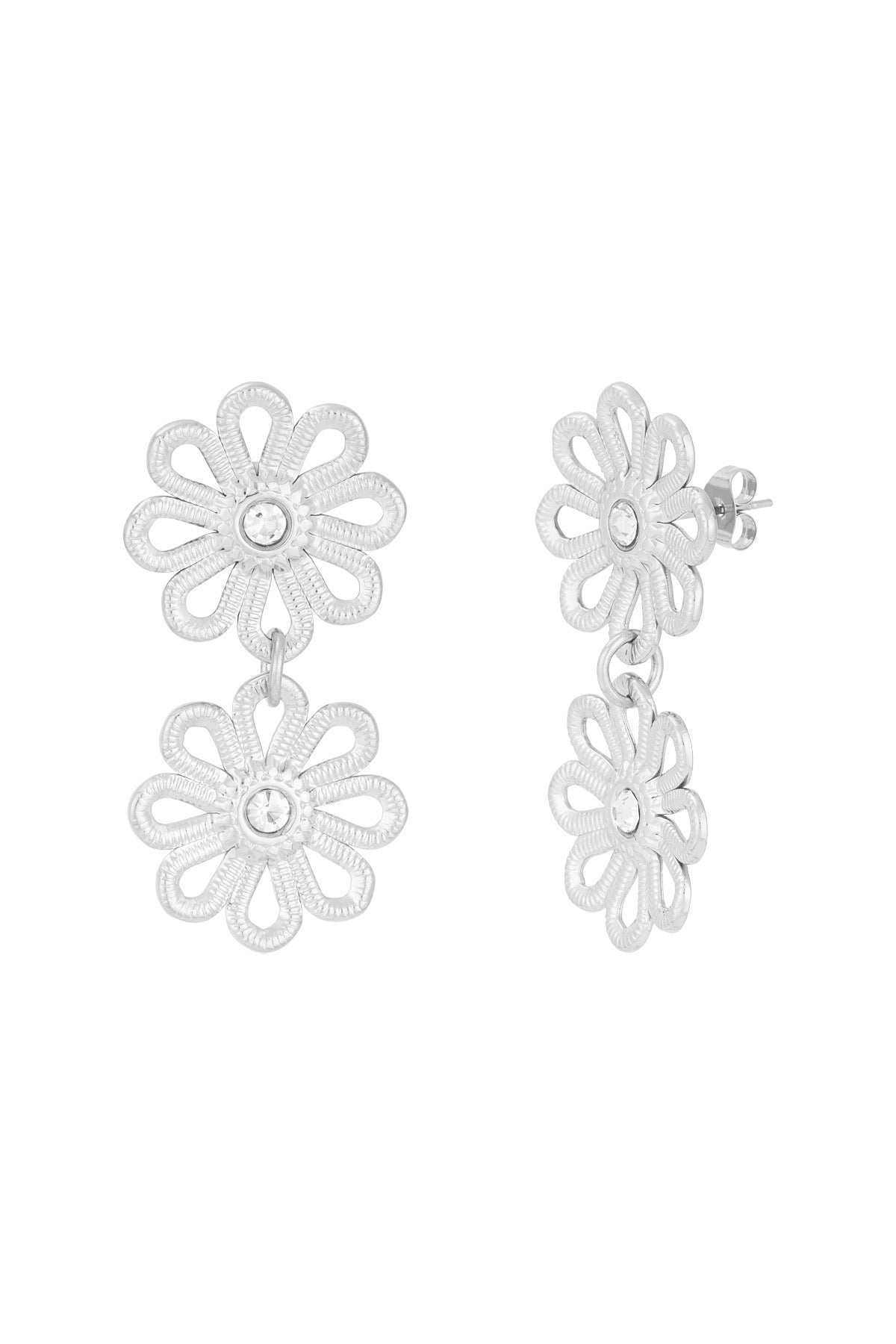 Boucles d’oreilles Cécile ARGENTÉES
