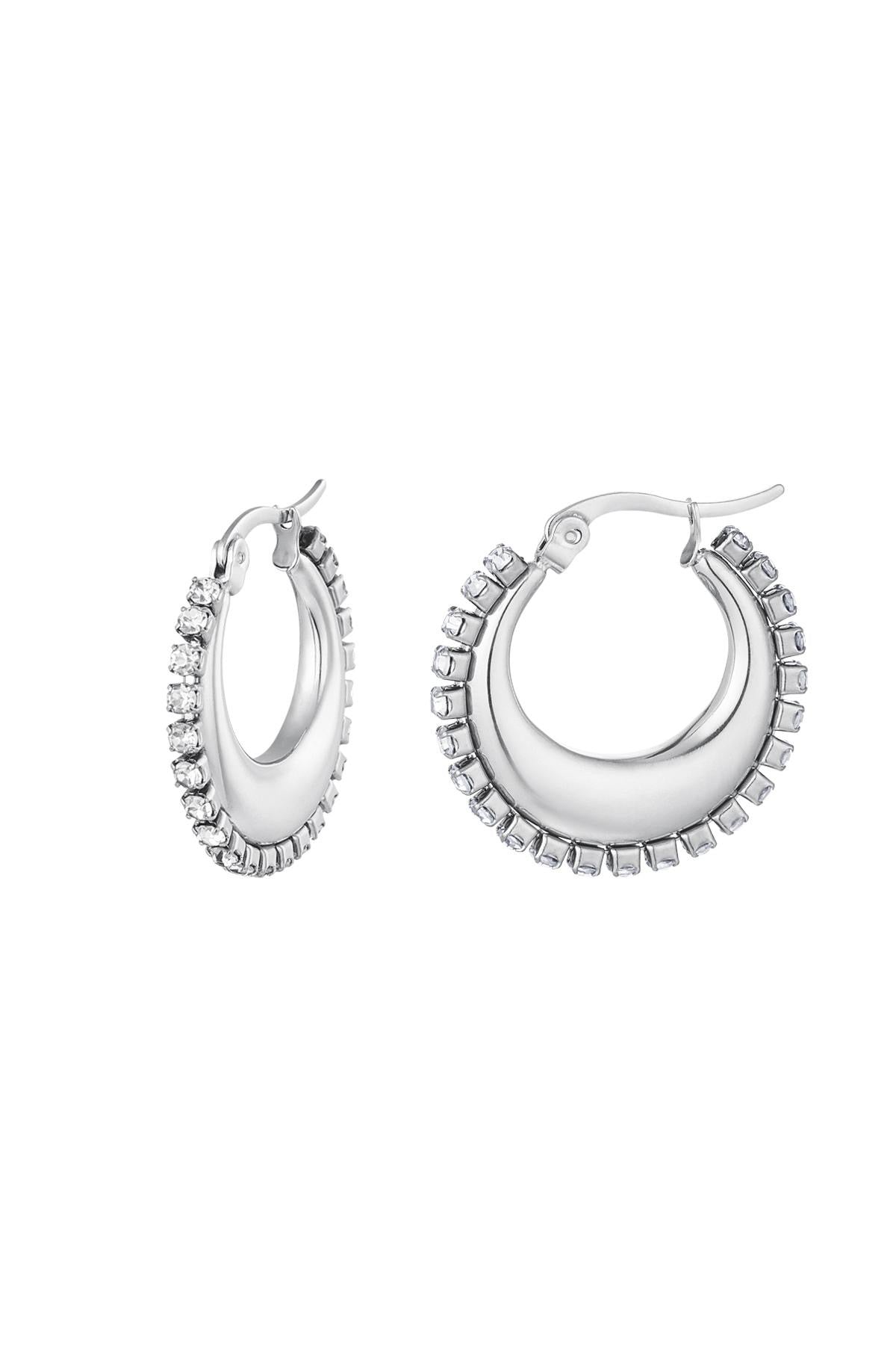 Boucles d’oreilles Clémentine ARGENTÉES