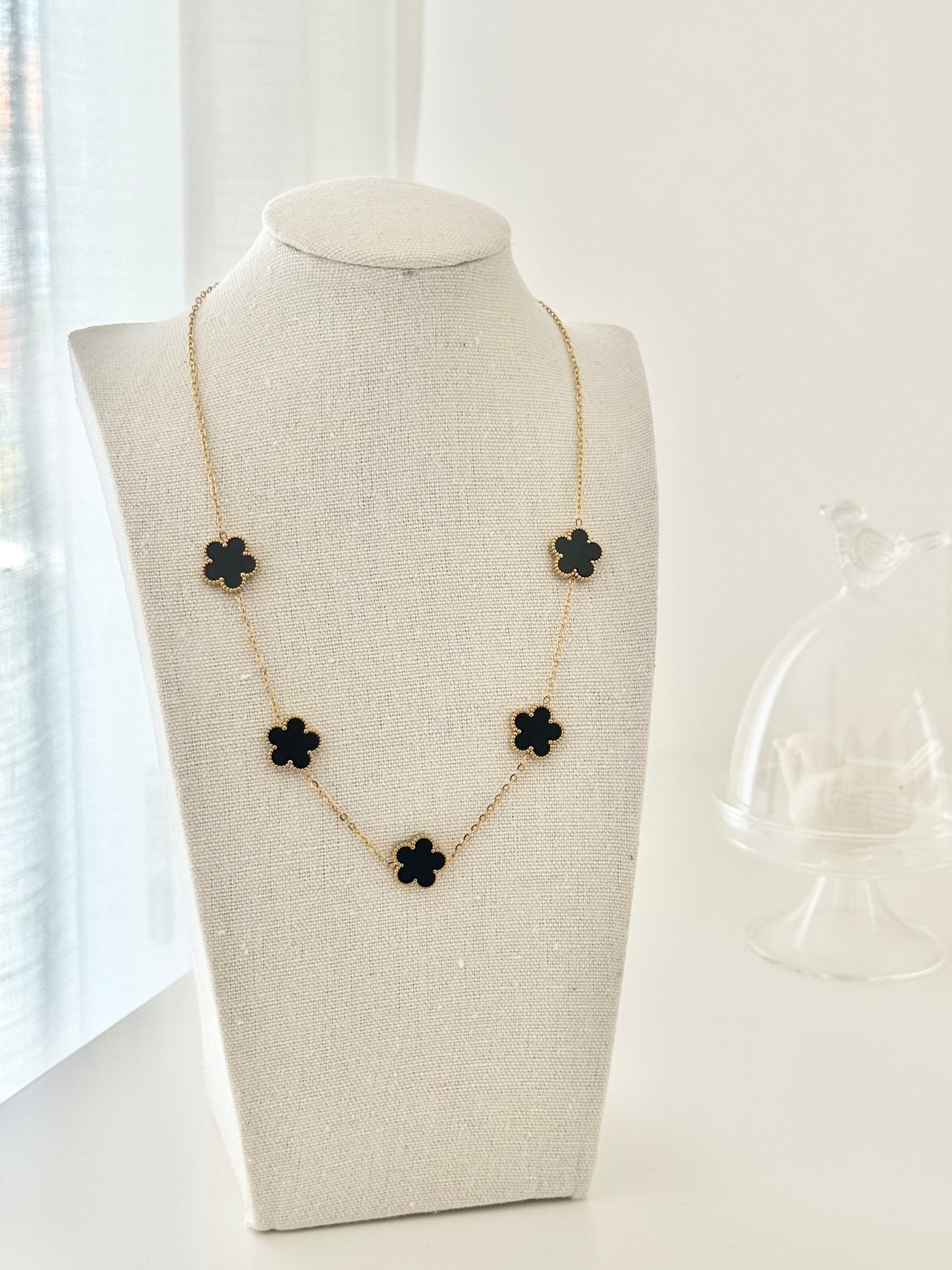 Collier Tiffany DORÉ noir