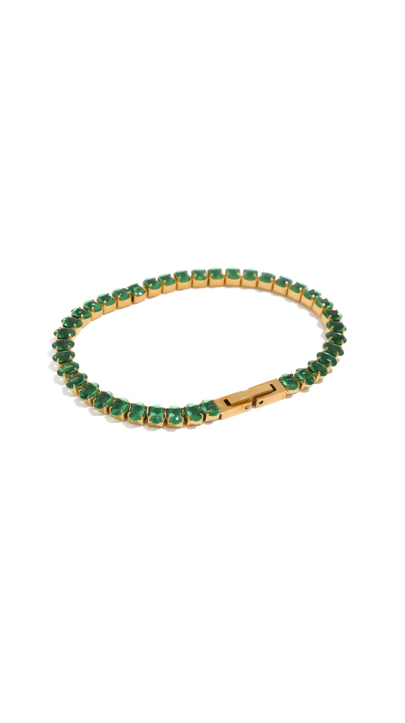 Bracelet Elisa DORÉ vert