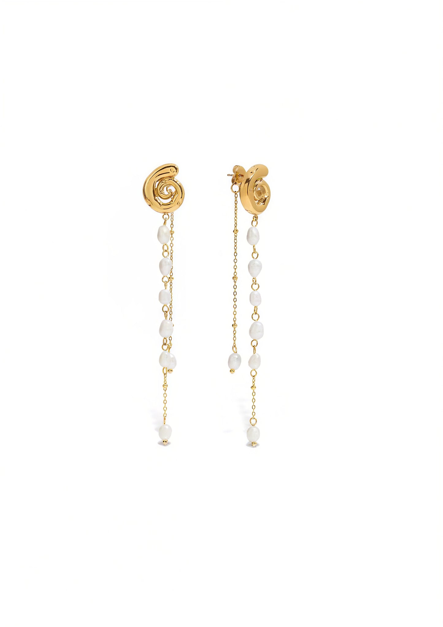 Boucles d'oreilles Tiaré DORÉES