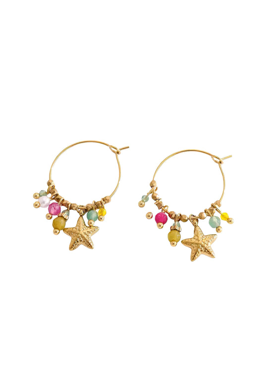 Boucles d'oreilles Violeta DORÉES