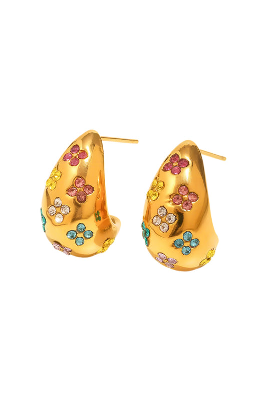 Boucles d'oreilles Florina DORÉES