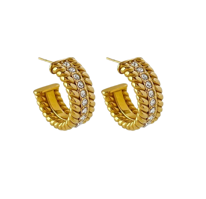 Boucles d'oreilles Manola DORÉES