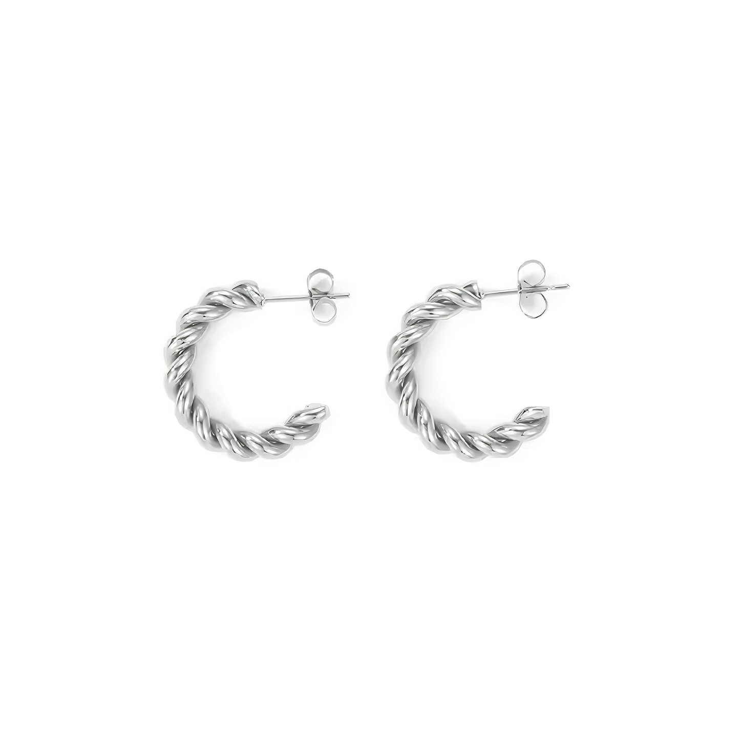 Boucles d'oreilles Stéphanie ARGENTÉES