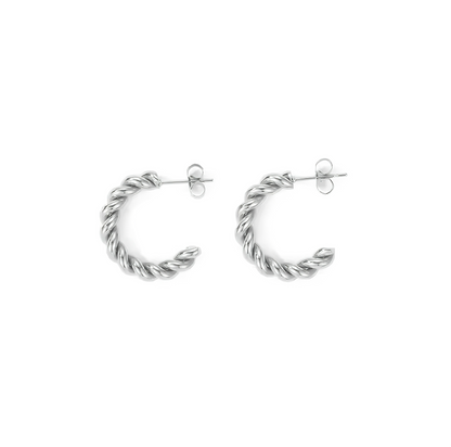 Boucles d'oreilles Stéphanie ARGENTÉES