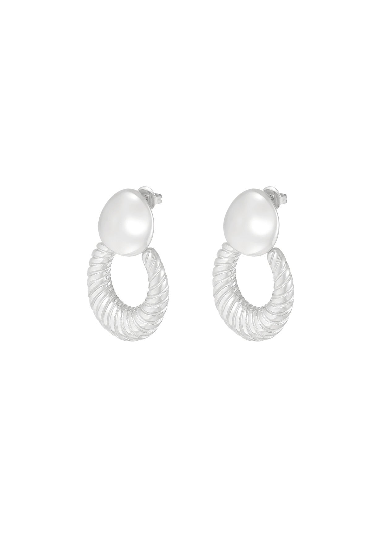 Boucles d’oreilles Solène ARGENTÉES