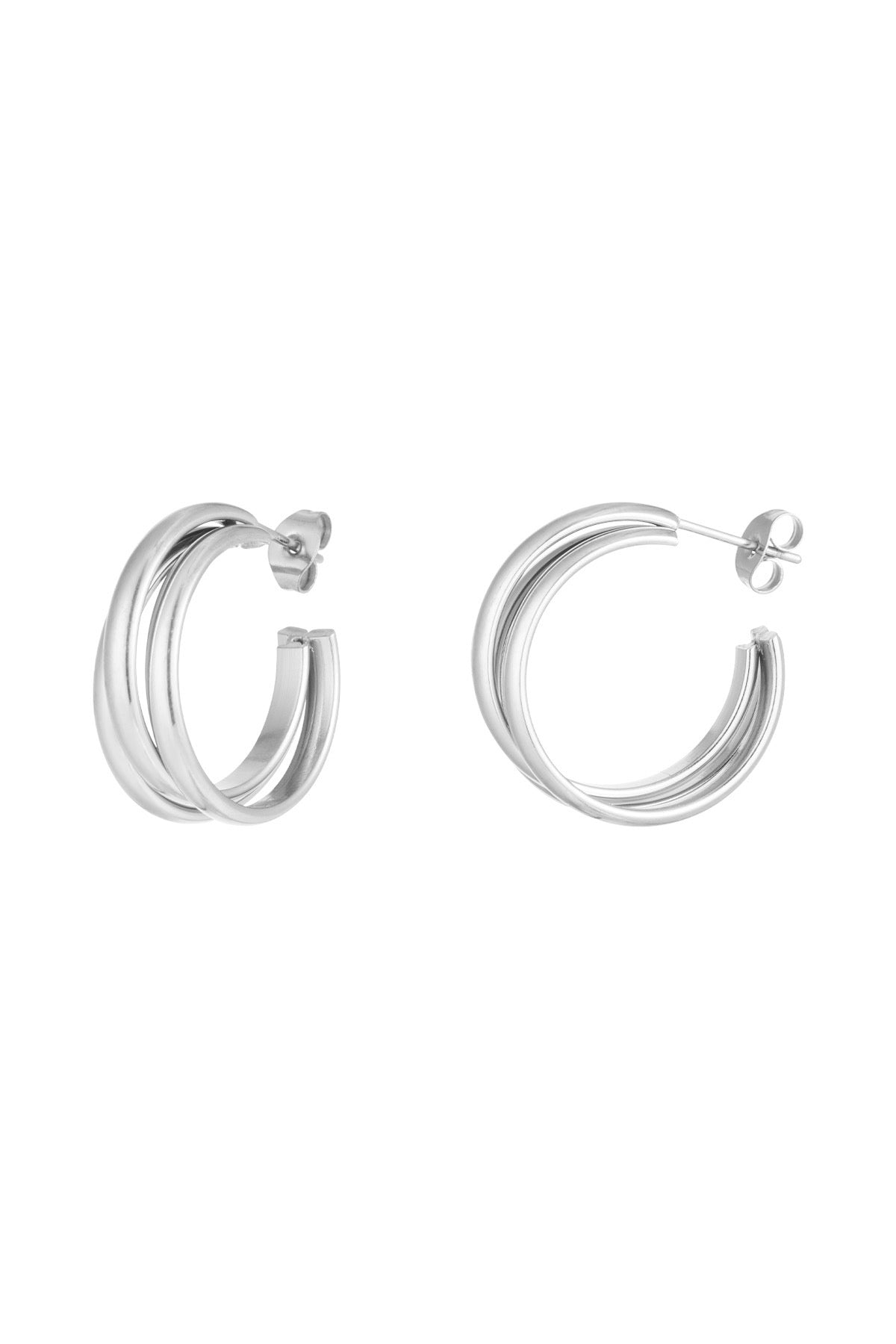 Boucles d'oreilles Lyse ARGENTÉES