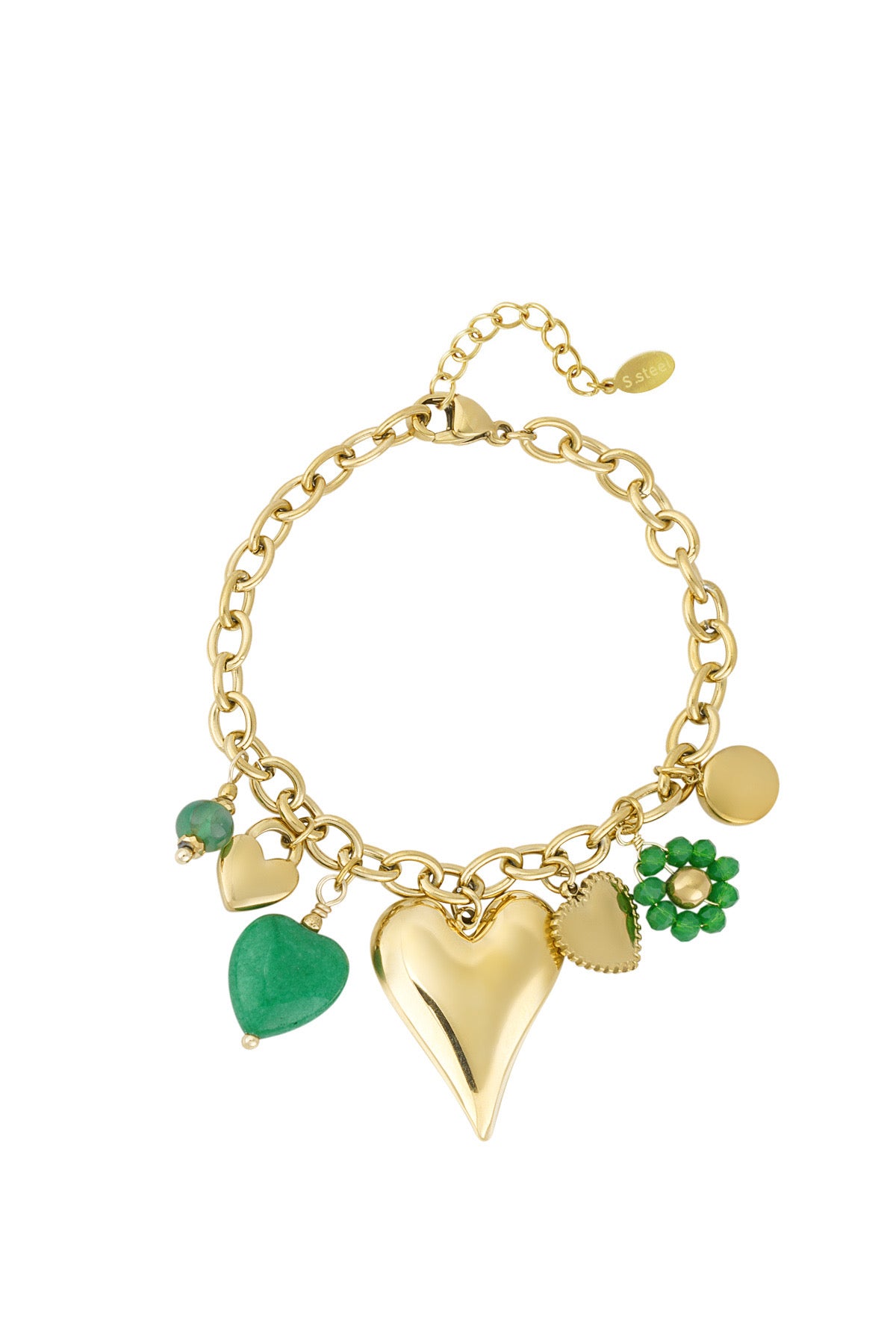 Bracelet Mélodie vert DORÉ